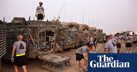 Us Soldiers Prepare To Leave Iraq World News The Guardian