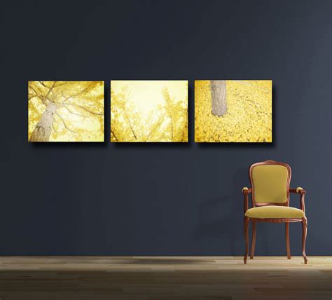 Yellow Wall Art Canvas Gallery Wraps Set Of By Amytylerphotography