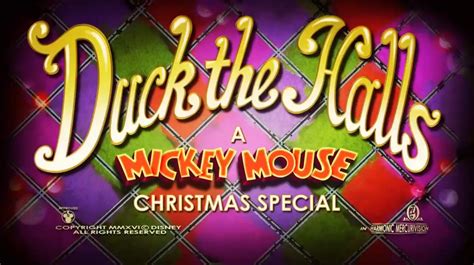 Duck The Halls A Mickey Mouse Christmas Special 2016 English Voice