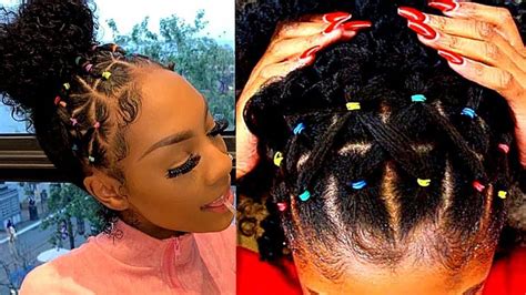 23 rubber band protective hairstyles hairstyle catalog