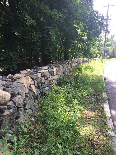 Fieldstone Wall Restoration Update Brooks Estate