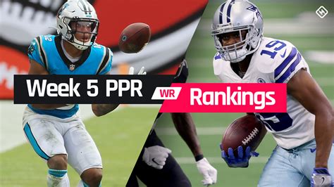 Find positional rankings, additional analysis, and subscribe to push notifications in the nfl fantasy news section. Week 5 Fantasy WR PPR Rankings: Must-starts, sleepers ...