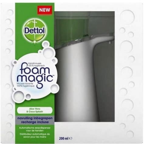 Order by 6 pm for same day shipping. Dettol No-Touch Foam Magic Dispenser + navulling Aloe Vera ...
