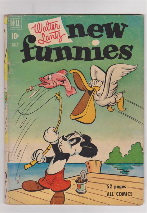 Walter Lantz New Funnies 173 1951 Comic Books Golden Age Dell Andy Panda Cartoon