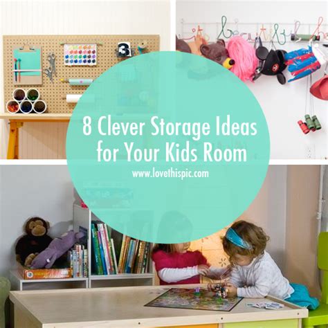 8 Clever Storage Ideas For Your Kids Room
