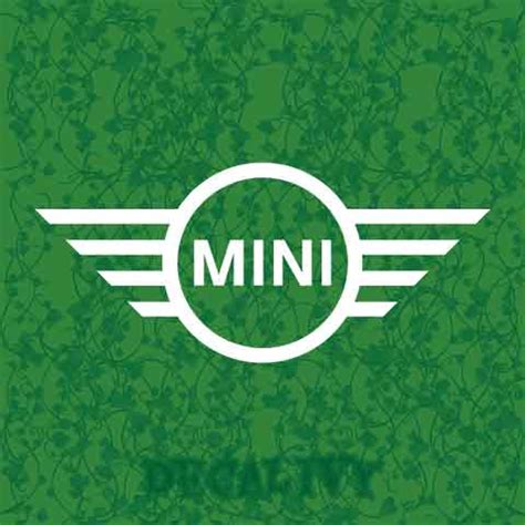 Mini Cooper Emblem Decal Vinyl Sticker Decal Ivy