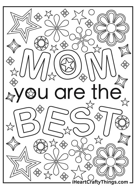 Mom Coloring Pages Printable