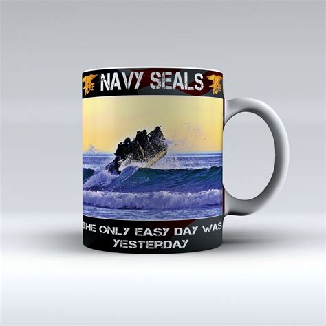 Navy Seals Coffee Mug Honor Duty Valor