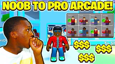 Noob To Pro I Opened My Very Own Arcade And Became Rich In Roblox