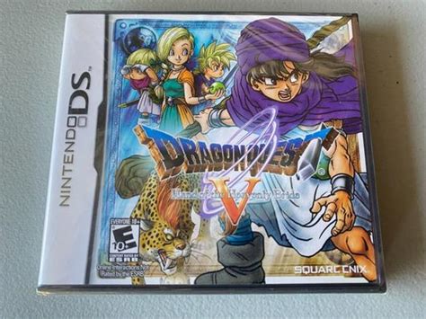 Dragon Quest V Hand Of The Heavenly Bride New Item Box And Manual Nintendo Ds