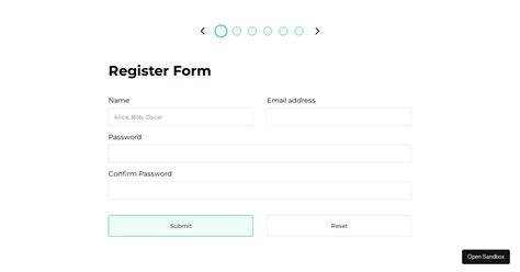 Vue 3 Form Validation Demo Forked Codesandbox