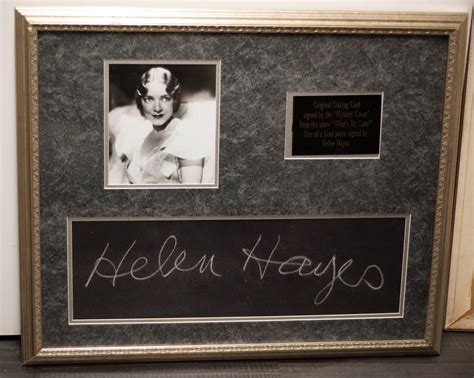 helen hayes what s my line autographed slate c 1964