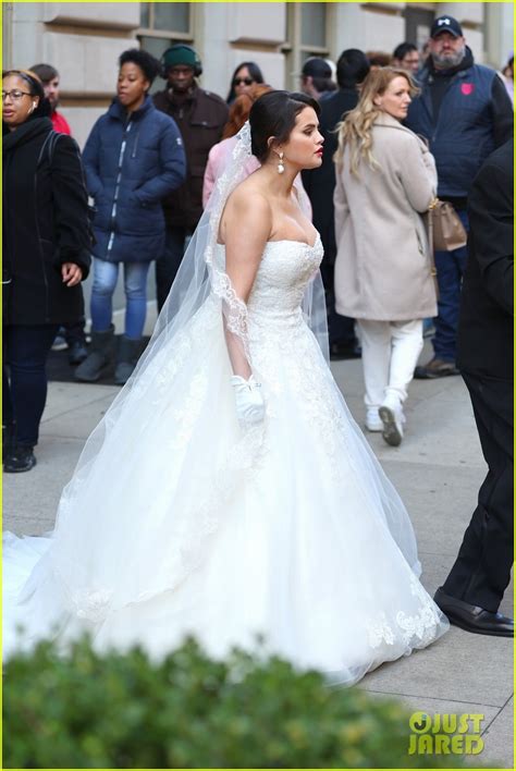 Selena Gomez Wears A Wedding Dress While Filming An Only Murders In