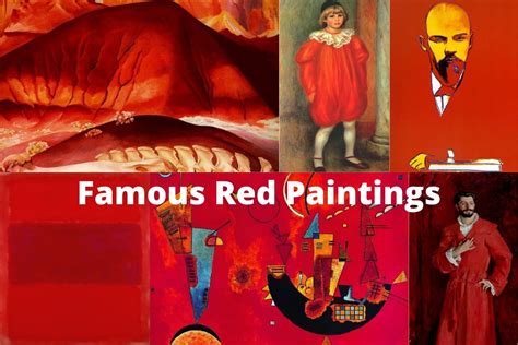 10 Most Famous Red Paintings Artst
