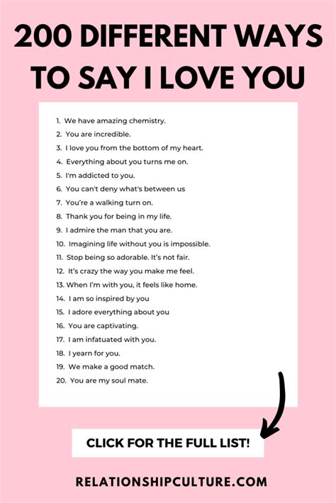 Different Ways To Say I Love You Relationship Culture I Love You Words Ways To Say