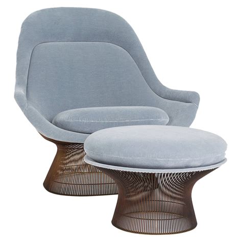 Warren Platner Lounge Chair And Ottoman For Knoll At 1stdibs