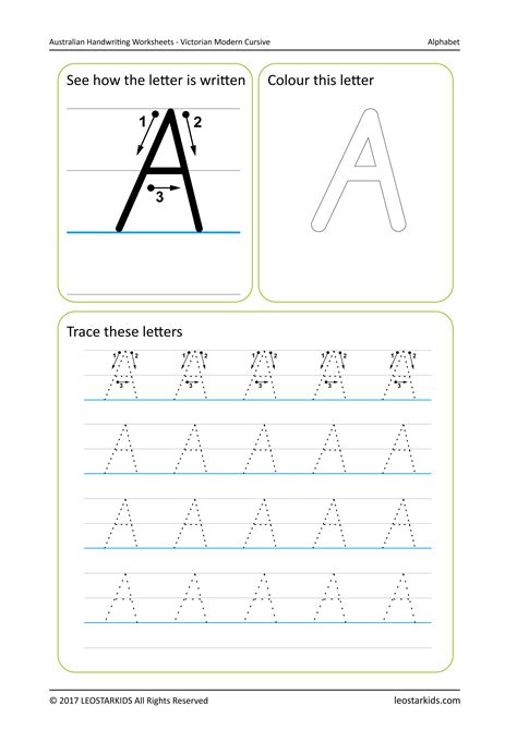 Cursive Handwriting Words Practice Worksheets Preschool Worksheet Gallery