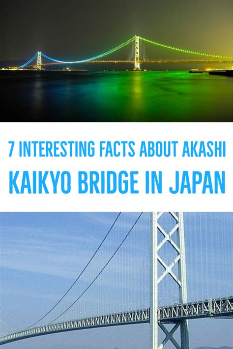 7 Interesting Facts About Akashi Kaikyo Bridge In Japan Akashi Kaikyō
