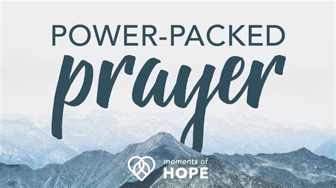 Power Packed Prayer