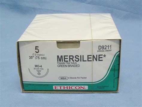 Ethicon D9211 Mersilene Suture 5 30 Mo 4 Taper 2021 Exp Da Medical