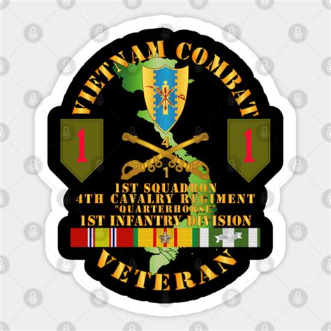 Vietnam Combat Infantry Vet 1st Squadron 4th Cav 1st Inf Div Ssi