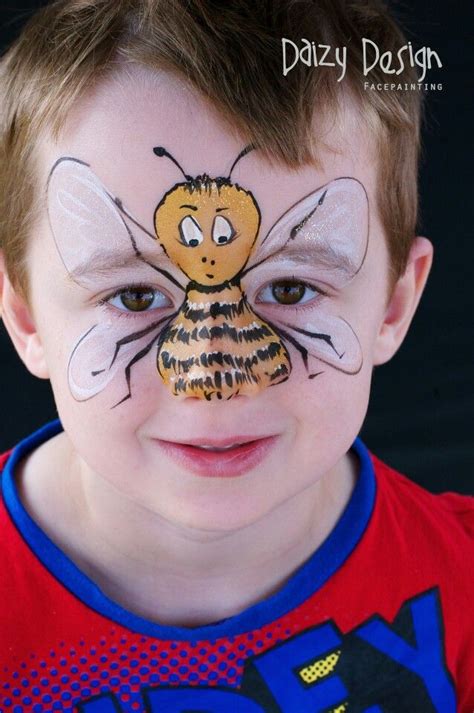 I Like This Idea For A Bumble Bee Face Painting Easy Face