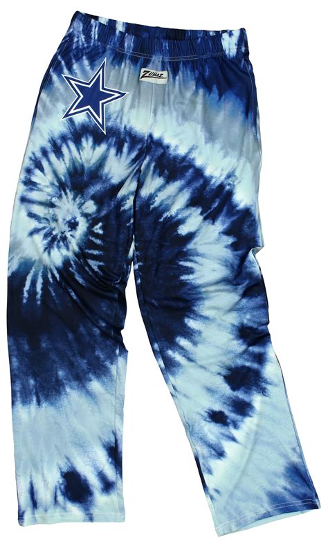 Zubaz Dallas Cowboys Nfl Mens Tie Dye Team Colors Lounge Pants Blue