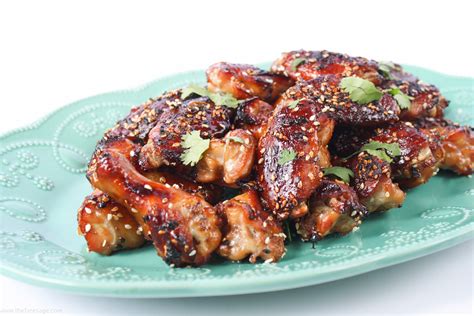 Sticky Ginger Teriyaki Chicken Nibbles The Fare Sage