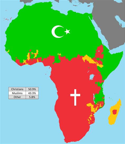 Religion In Africa Vivid Maps