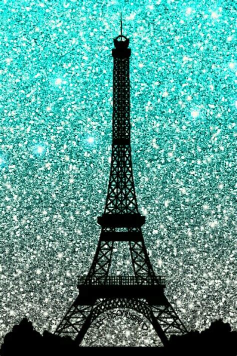 Eiffel Tower Glitter Wallpaper I Created For The App Cocoppa Eiffel