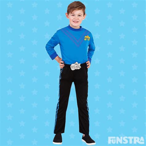 Anthony Costume With Black Pants And Blue Skivvy Costume T