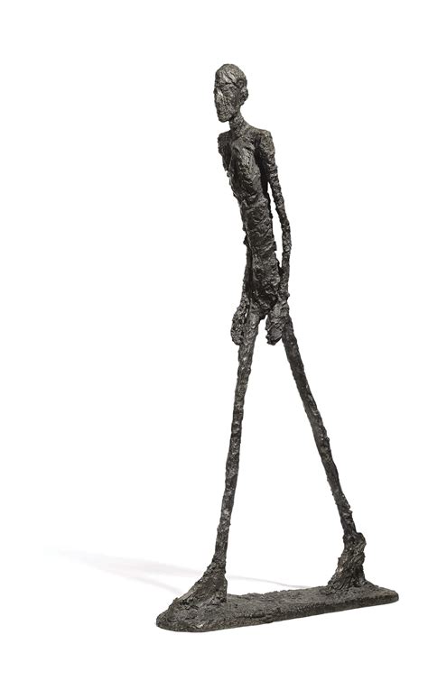 Lhomme Qui Marche Giacometti Hedendaagse Beeldhouwkunst