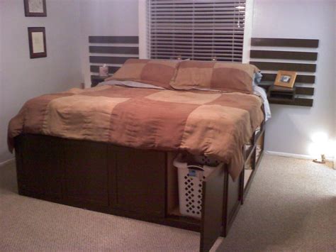 That was the case for my husband and me recently. Ana White | King size Storage Bed - Highly Modified - DIY ...