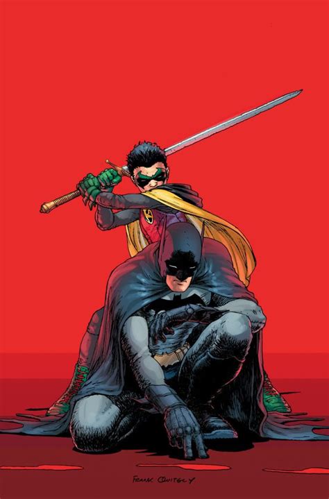 Batman Dick Grayson And Robin Damian Wayne By Frank Quitely Batman Batman Poster Batman Canvas