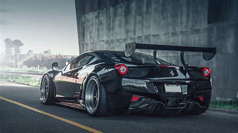 Car Ferrari 458 Vehicle Ferrari Sports Car Black Car Supercar