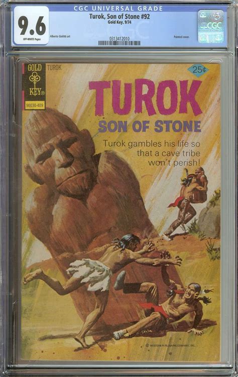 TUROK SON OF STONE 92 CGC 9 6 OW PAGES EBay