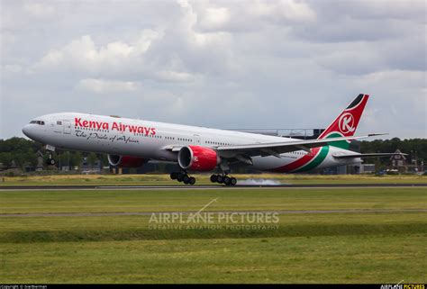 5y Kzz Kenya Airways Boeing 777 300er At Amsterdam Schiphol Photo Id 773772 Airplane