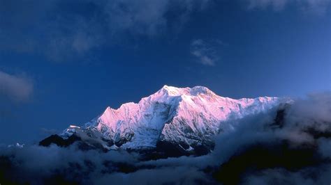 Download Wallpaper 1920x1080 Himalayas Nepal Mountains Top Clouds