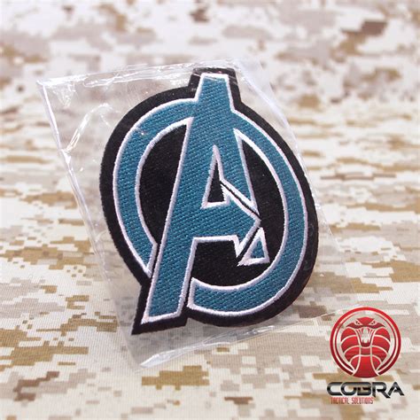 Avengers Agents Of Shield Blue Embroidered Patch Iron On Military