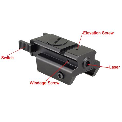 Compact Metal Red Dot Laser Sight Renegade Blasters