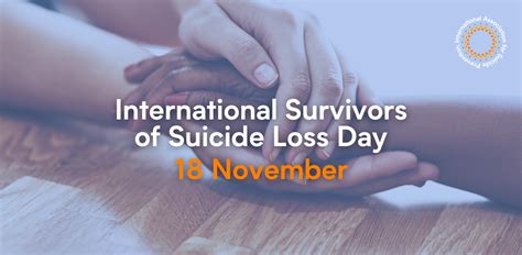 International Survivors Of Suicide Loss Day Iasp