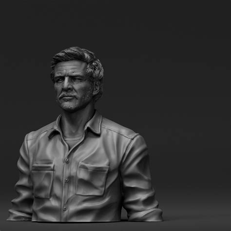 pedro pascal joel the last of us 3d model 3d printable cgtrader