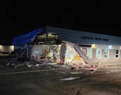 Burstall Credit Union Bulldozed With Stolen Rm Loader Has Cash