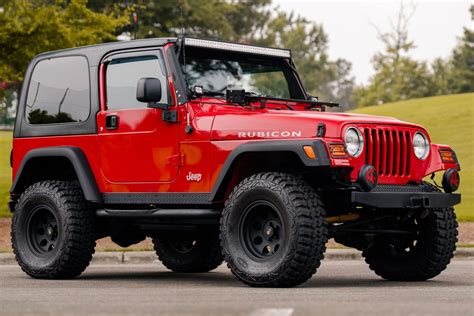 Vortec V8 Powered 2003 Jeep Wrangler Rubicon 5 Speed For Sale On Bat