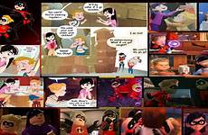 violet dash incredibles khialat collage deviantart comics