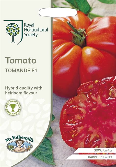 Mr Fothergills Vegetable Rhs Tomato Tomande F1 10 Seeds