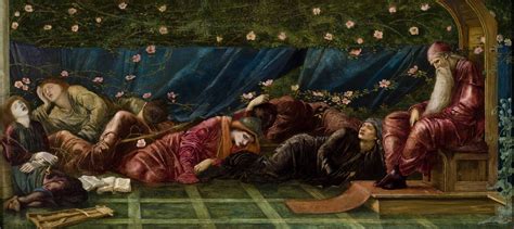 Burne Jones The King And His Court The Small Briar Rose Series 1871