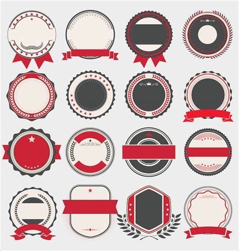 Premium Vector Collection Of Badges And Labels