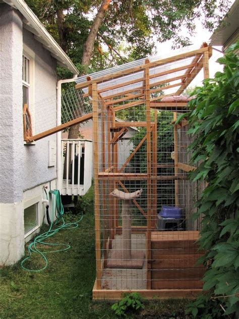 30 Free Diy Catio Plans Diy Outdoor Cat Enclosure