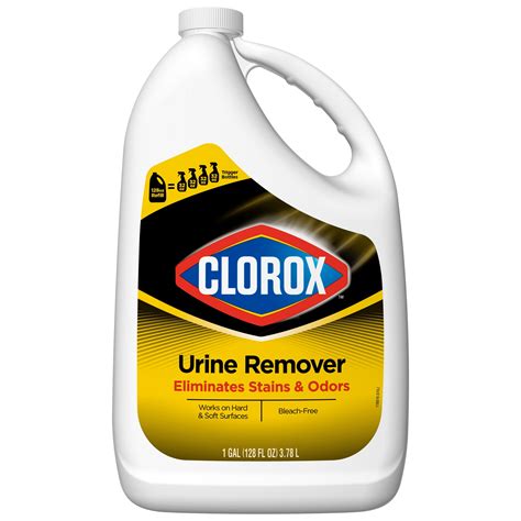 clorox urine remover for stains and odors refill bottle 128 ounces